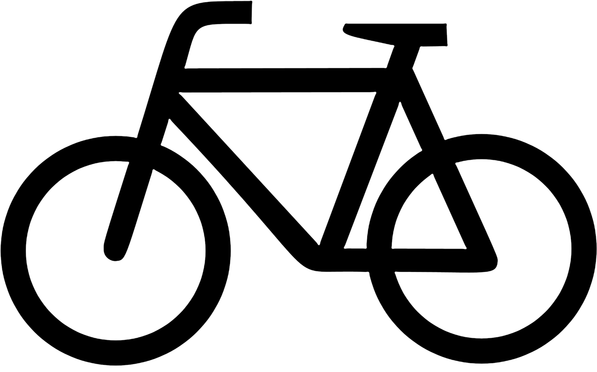 clipart bicycle bicycle sign