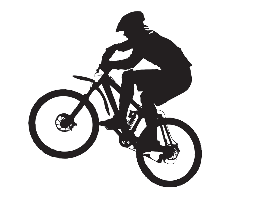 mountains clipart cycling