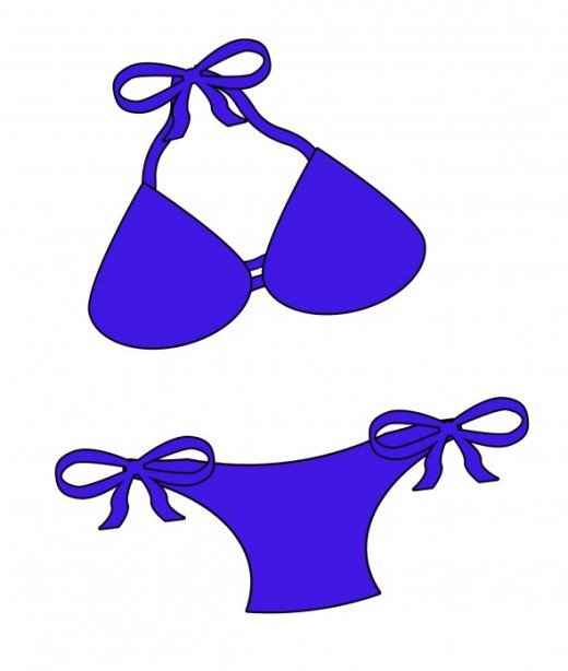Free red bathing clipartmansion. Bikini clipart baithing suit