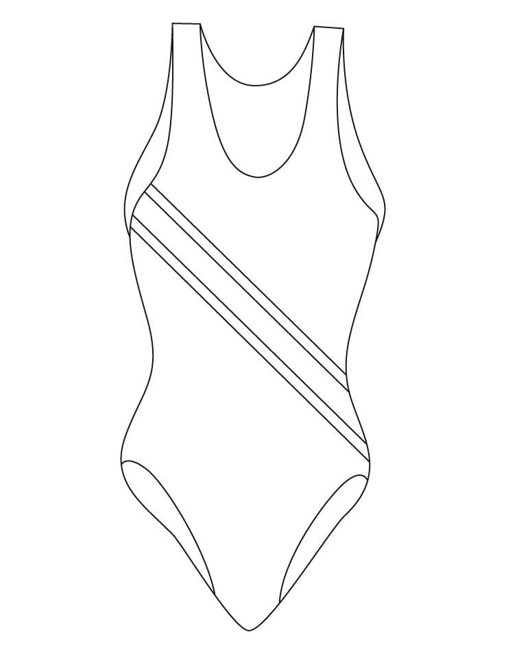 Bikini clipart baithing suit. Bathing drawing at getdrawings