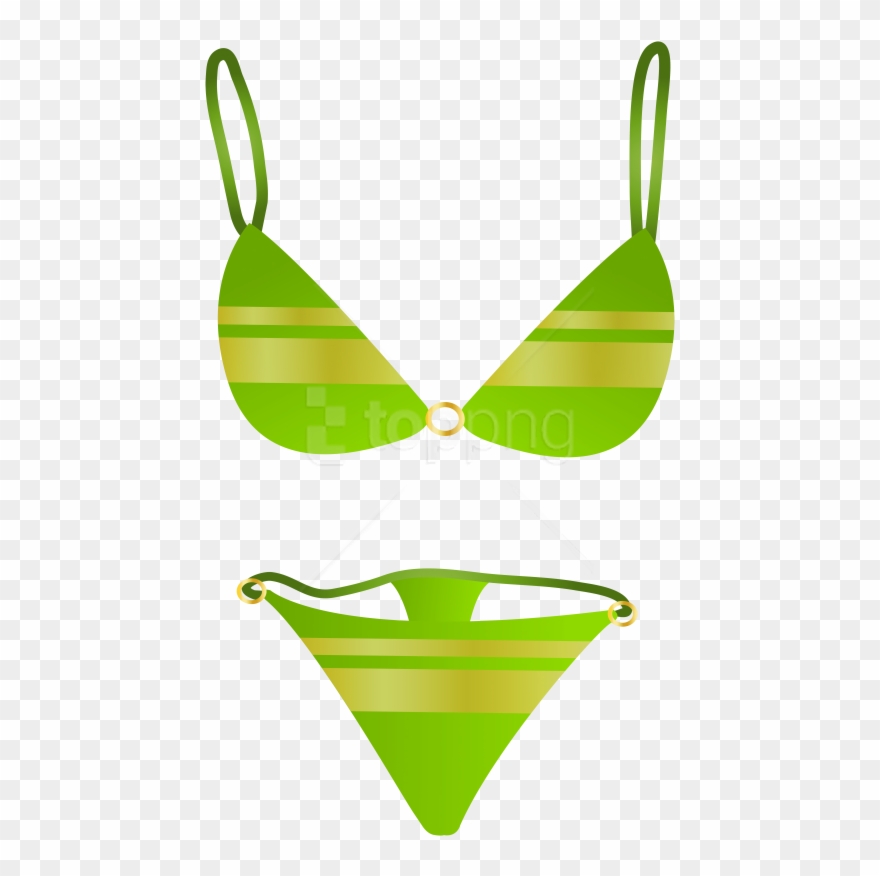 Bikini clipart baithing suit. Free png download green