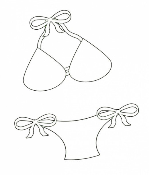 Bikini clipart black and white.  collection of bathing