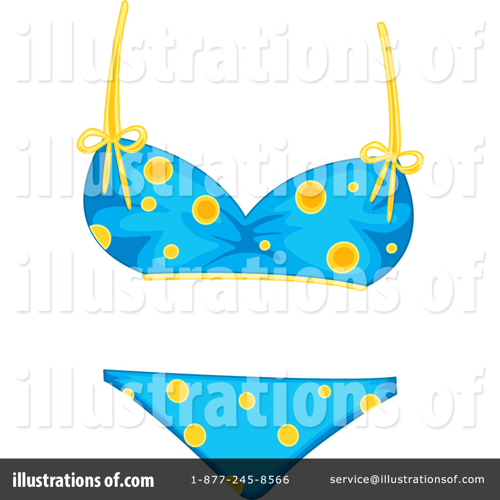 bikini clipart blue bikini
