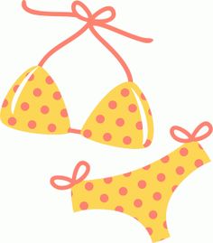 bikini clipart pink swimsuit