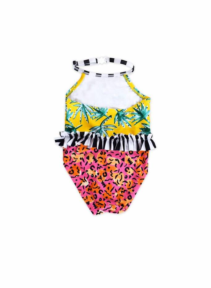 Tropical suit . Bikini clipart swimming dress
