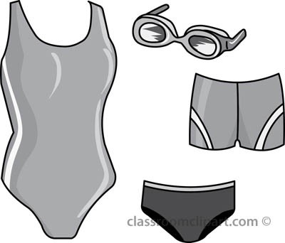 Bathing suit black and. Bikini clipart swimming dress