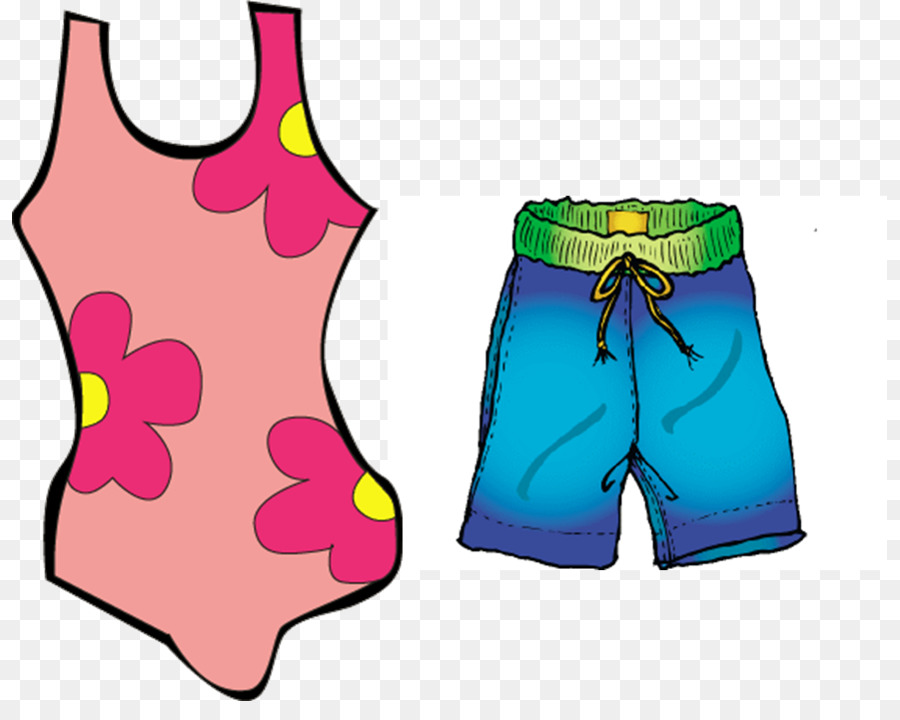 Bikini clipart swimming trunk. Cartoon clothing child transparent