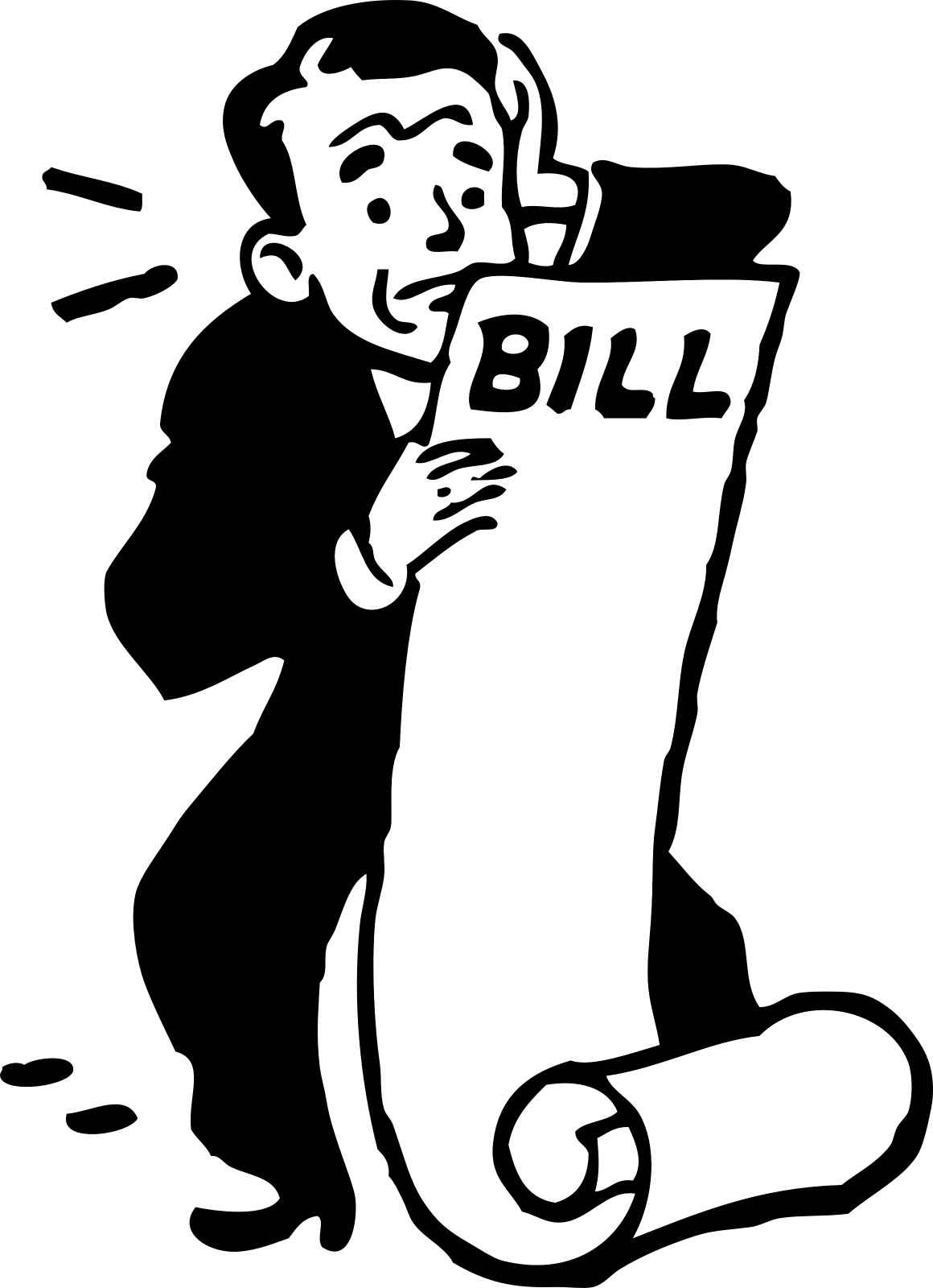 Bill clipart electricity bill. Clip art panda free