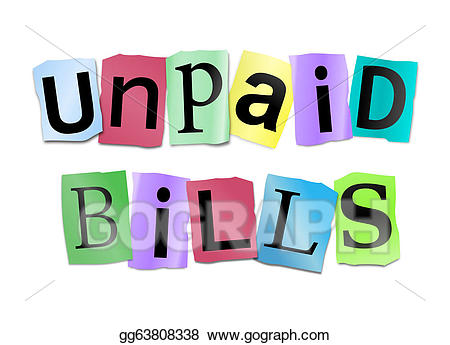 bill clipart unpaid bill