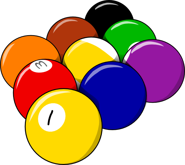 billiards clipart 9 ball