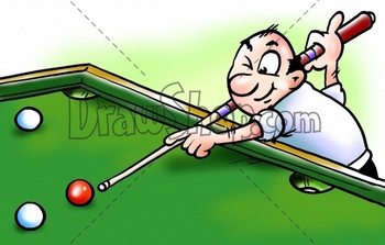 billiards clipart pool player