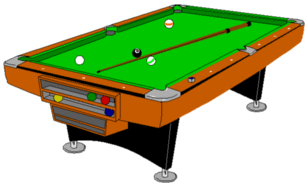 Billiards clipart pool table. 