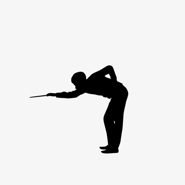billiards clipart silhouette