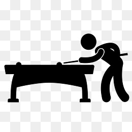 Billiards clipart silhouette. Pool table png images