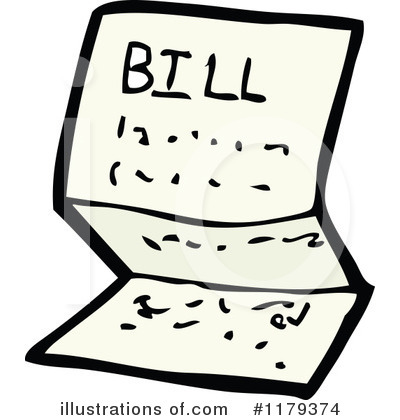 Bills clipart. Illustration by lineartestpilot royaltyfree