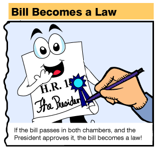 bills clipart bill becomes law