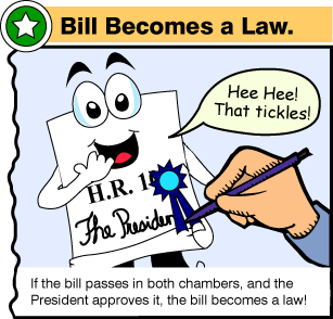 bills clipart bill becomes law