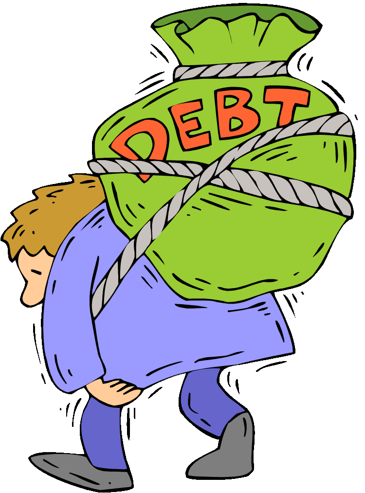 bills clipart debt