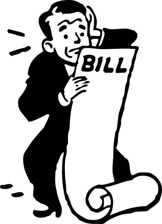 Let s be real. Bills clipart lot
