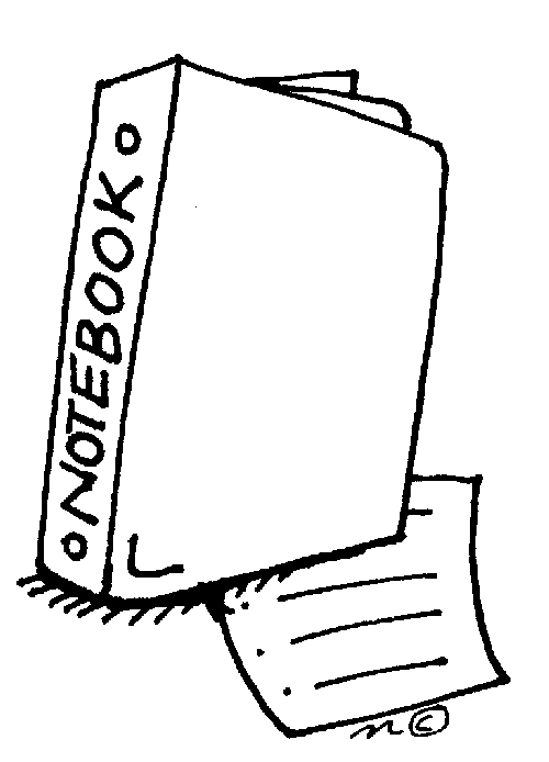 notebook clipart binder