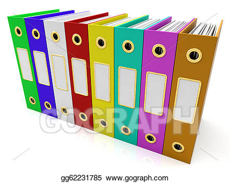 binder clipart organized