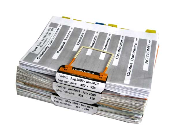 binder clipart pile document