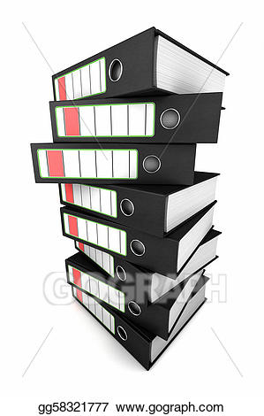 binder clipart stack binder