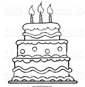 Bing clipart cake. Black white images bakery