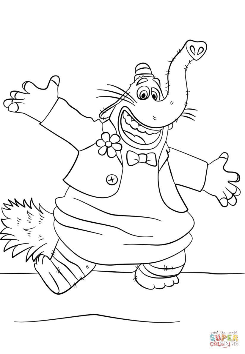 bing clipart coloring page