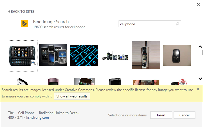Microsoft replaces clip art. Bing clipart powered