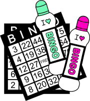 Clip art lets play. Bingo clipart