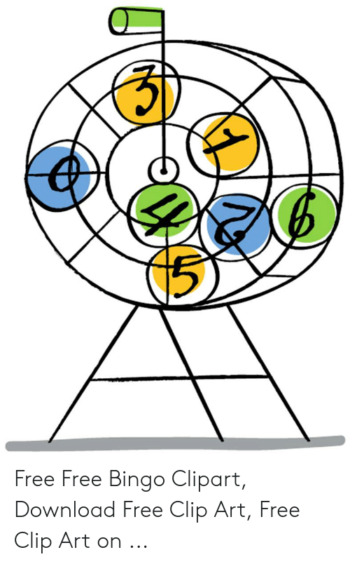 . Bingo clipart bingo cage