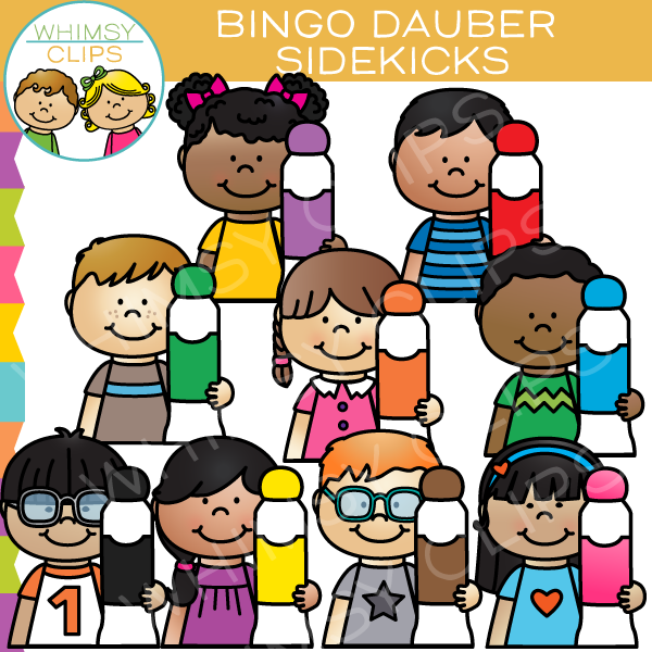 Bingo clipart bingo dabber. Sidekicks clip art images