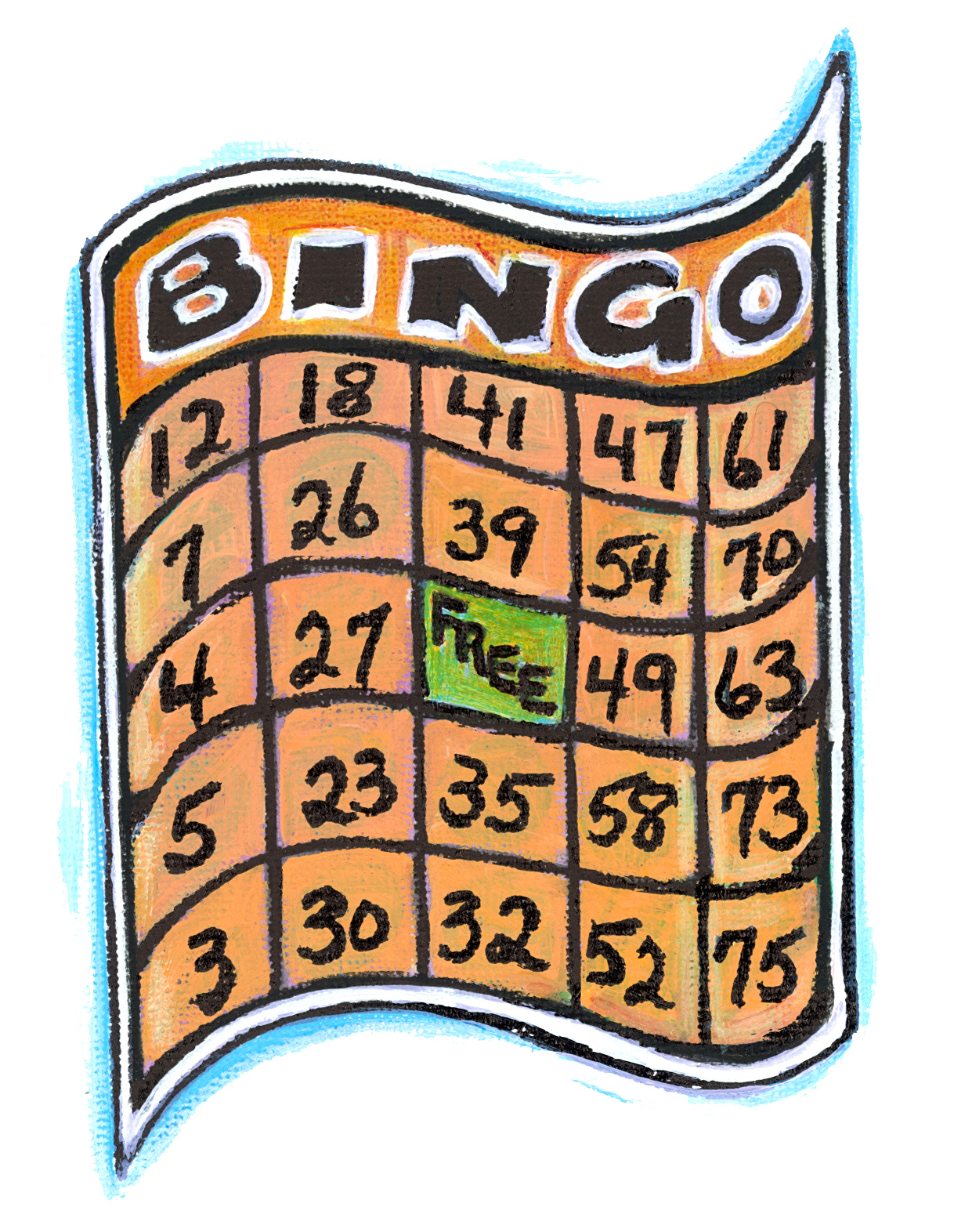 . Bingo clipart geriatric