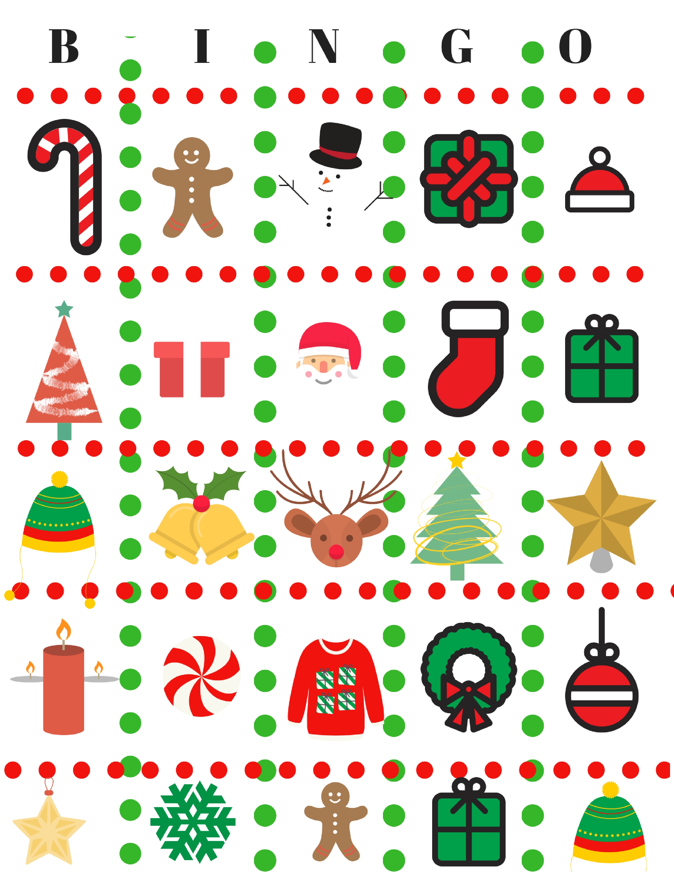 Diy christmas game free. Bingo clipart holiday