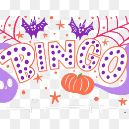 bingo clipart purple