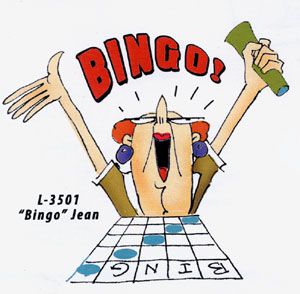 senior class bingo night clipart