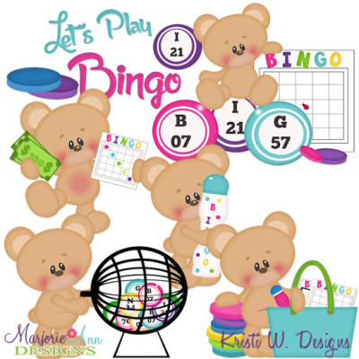 Let s play cutting. Bingo clipart svg