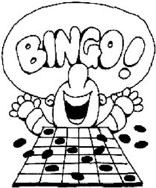 bingo clipart word