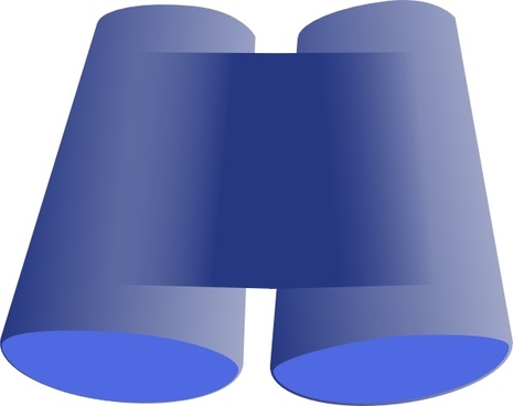 binoculars clipart blue