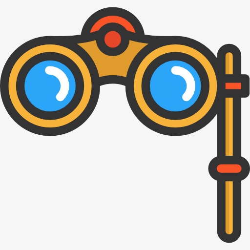 Binocular clipart cartoon binoculars. Glasses png image and