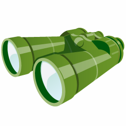Binoculars green