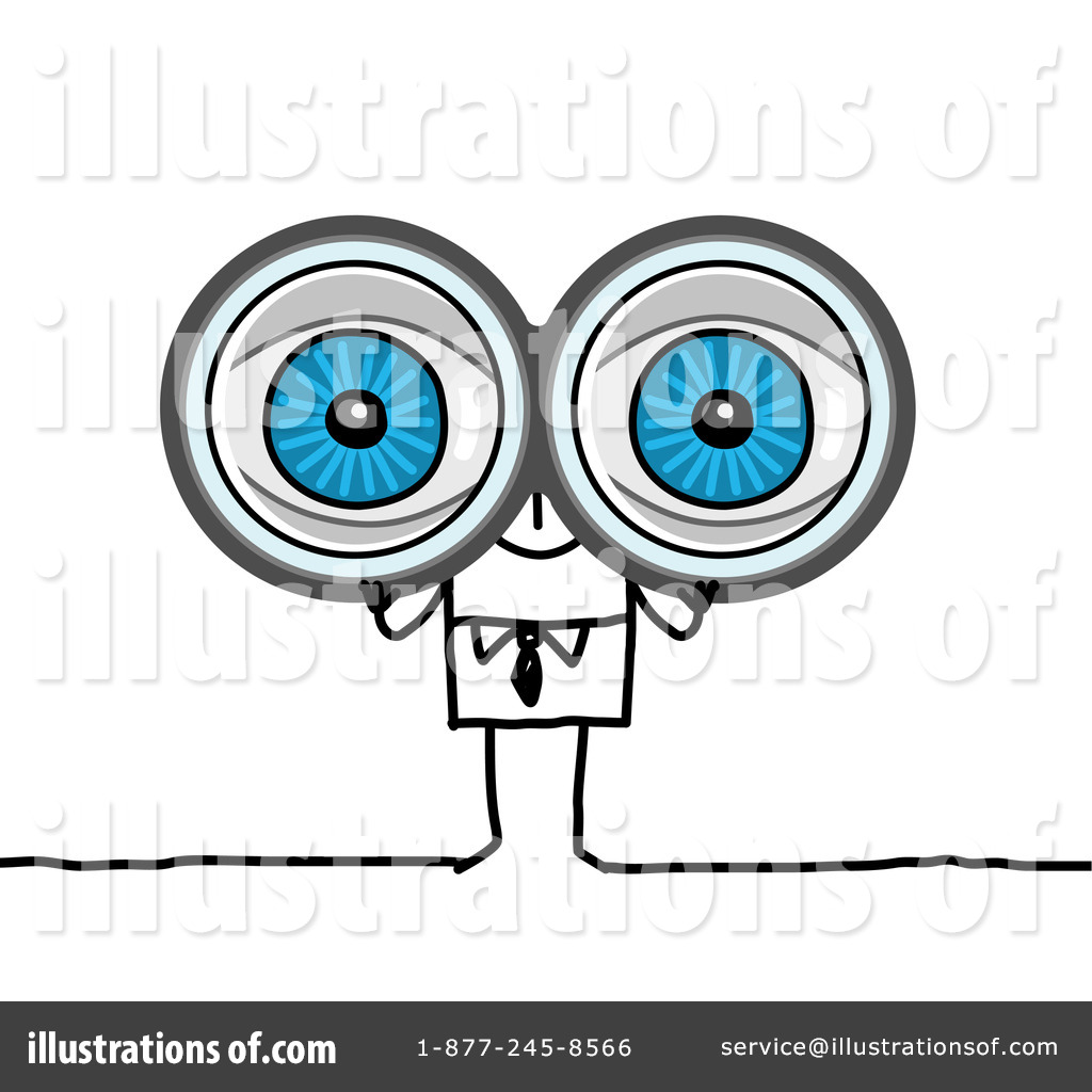 Binocular clipart binocular eye. Binoculars illustration by nl