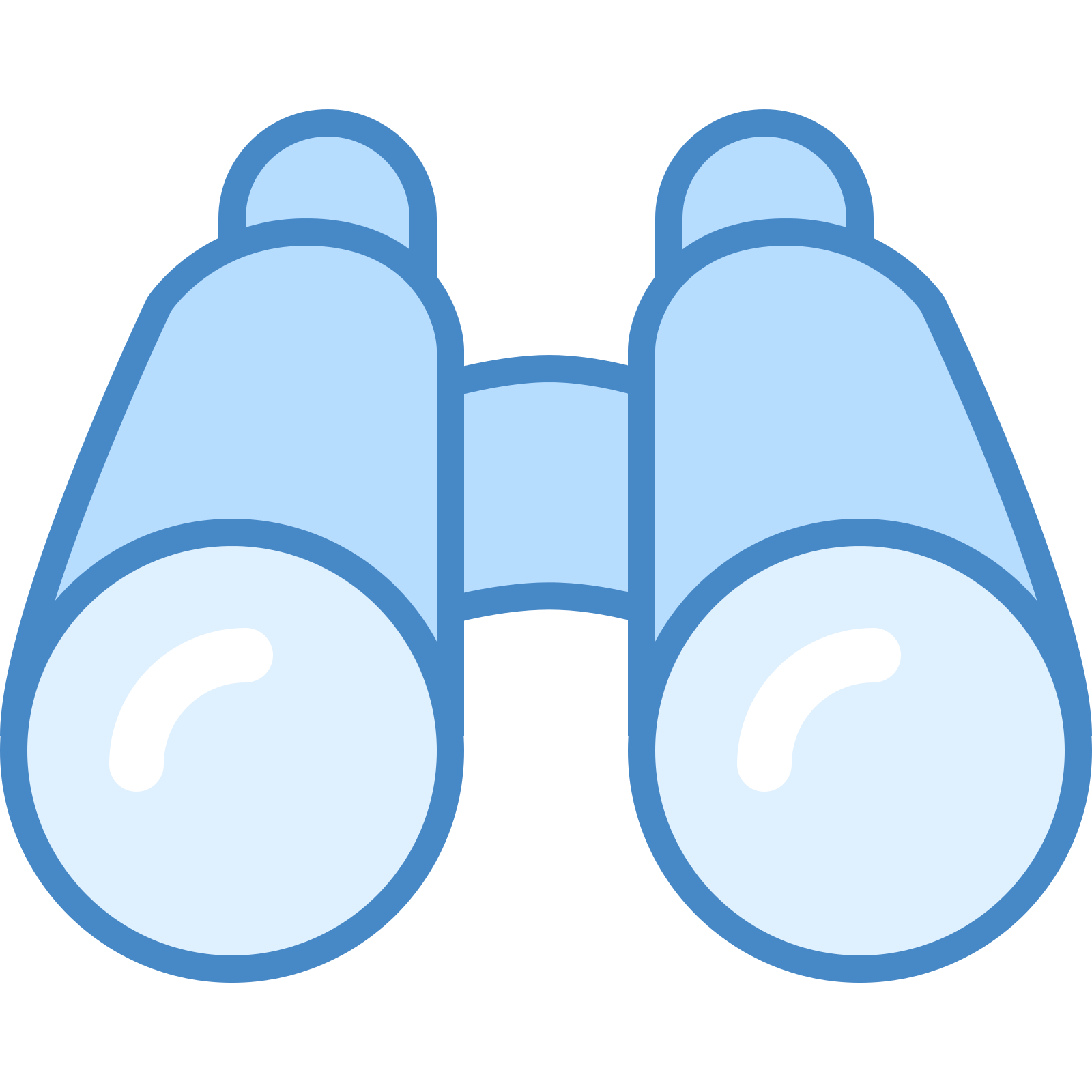 Binoculars clipart single. Icon free download at