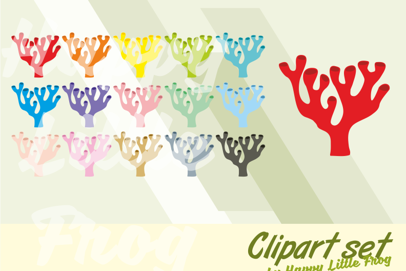 coral clipart printable