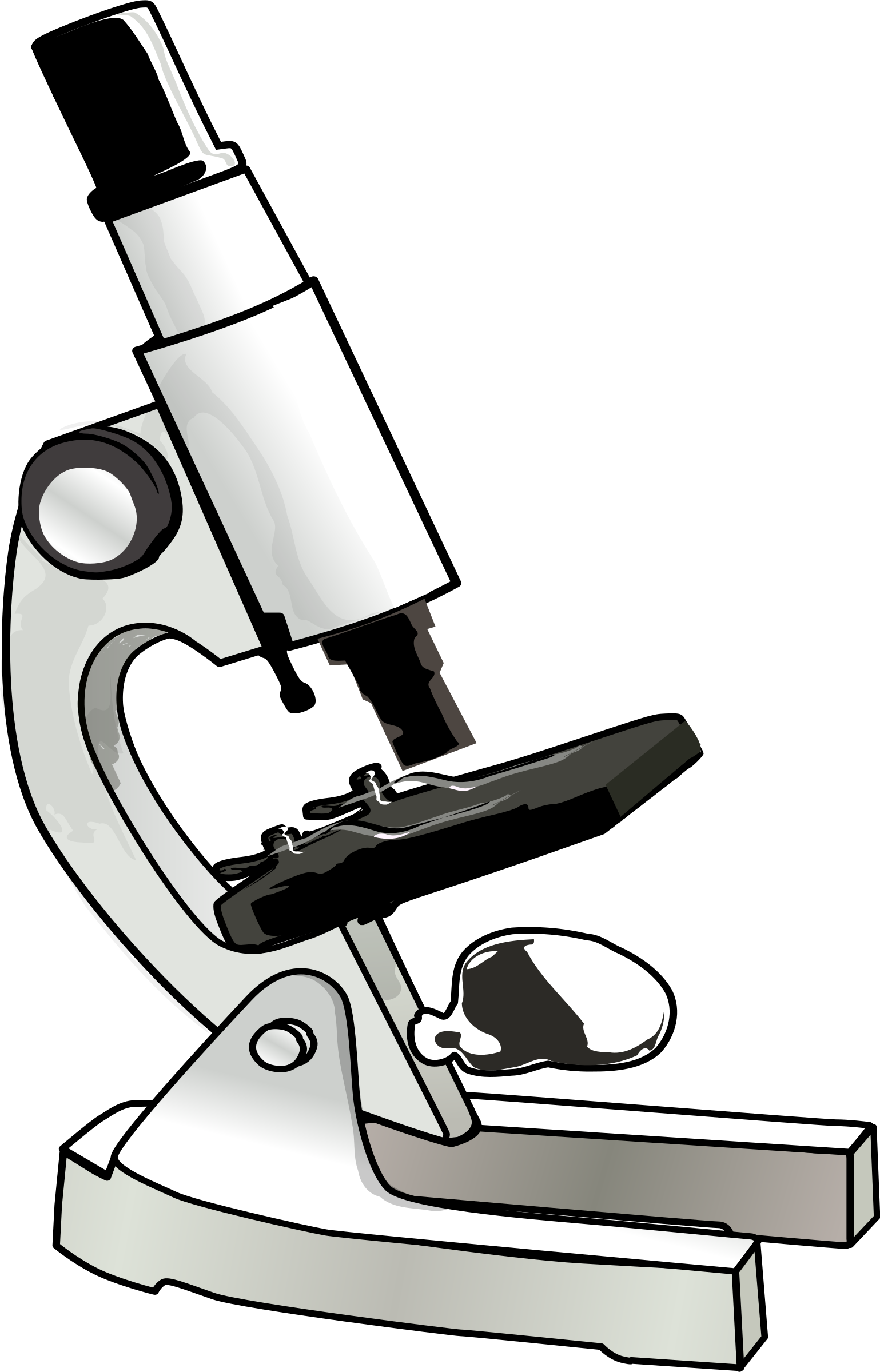 . White clipart microscope