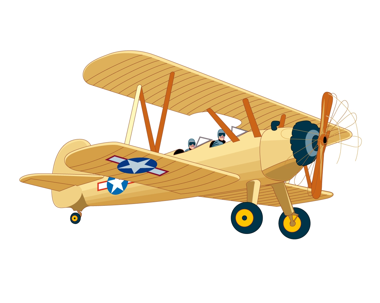 biplane clipart antique plane
