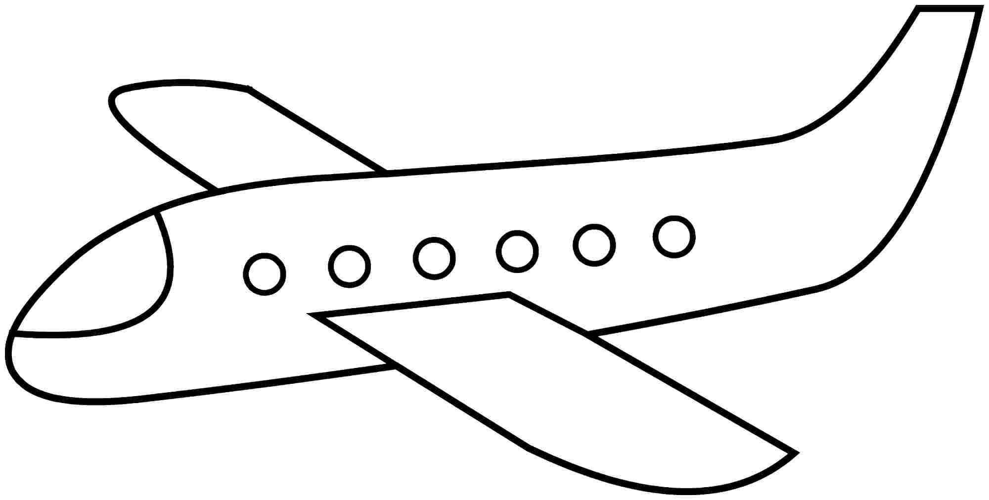 Airplane pages free printable. Biplane clipart coloring page