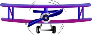 biplane clipart front