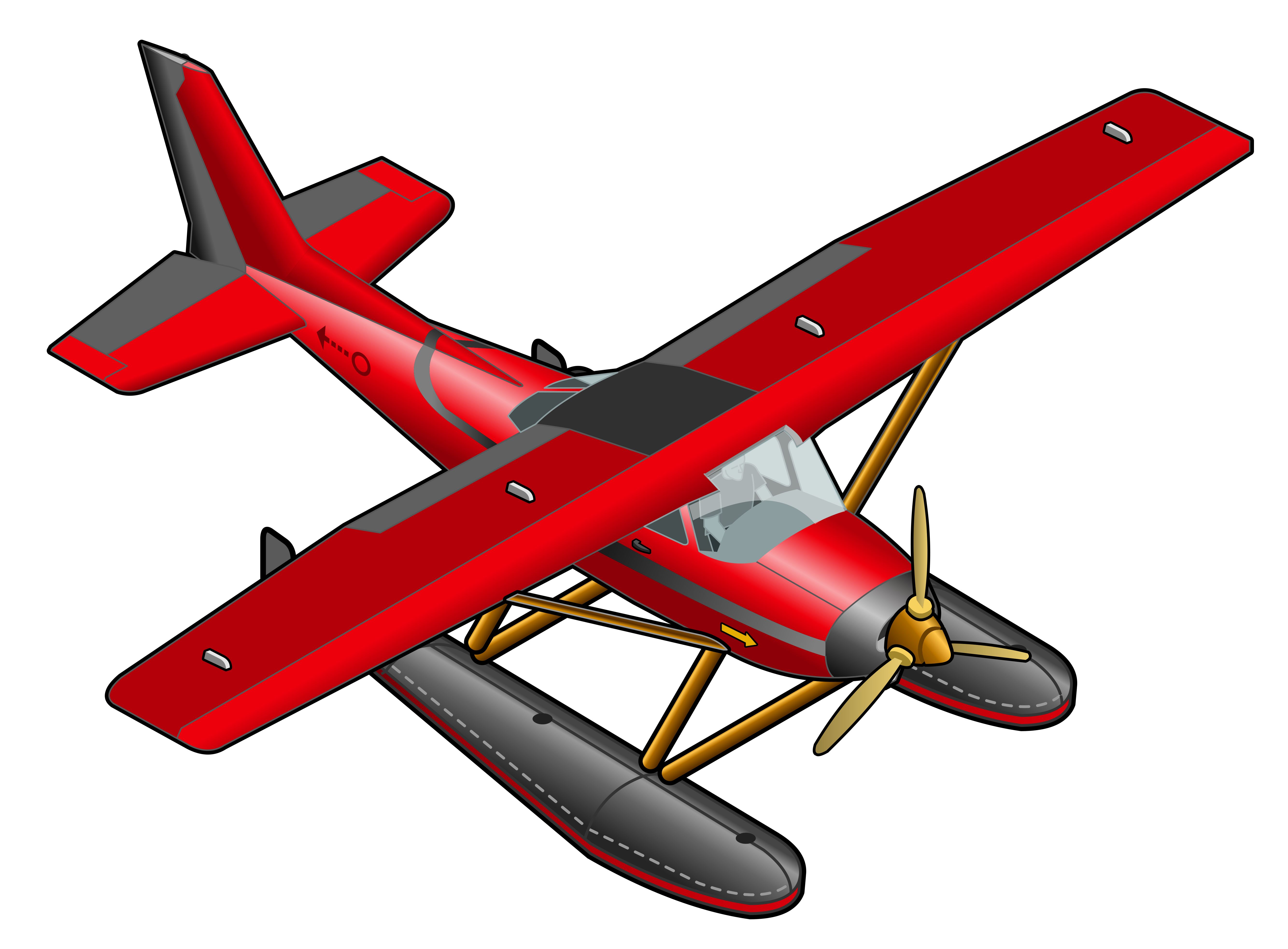 Biplane clipart logo. Red plane transparent png